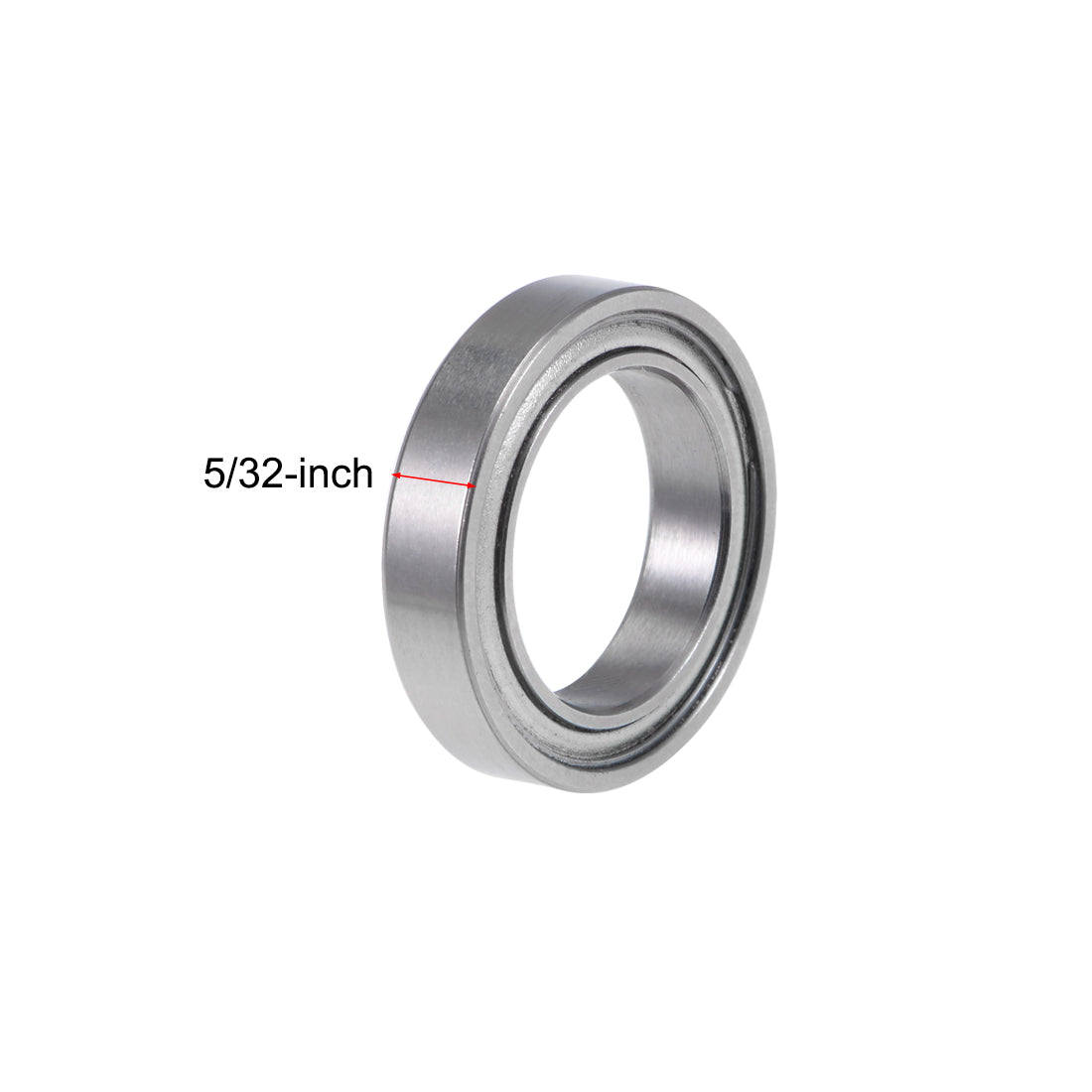 uxcell Uxcell R1212ZZ Ball Bearings 1/2x3/4x5/32" Double Shielded Chrome Steel P6 10pcs