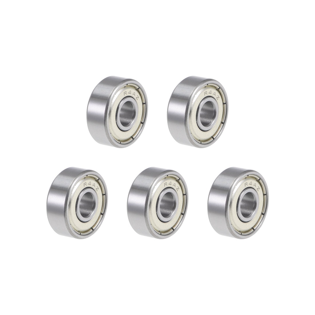 uxcell Uxcell R4AZZ Ball Bearings 1/4x3/4x9/32" Double Shielded Chrome Steel P6 5pcs