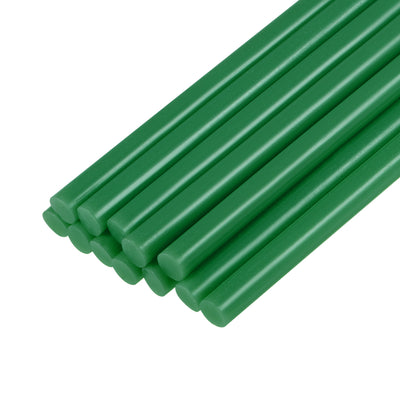 Harfington Uxcell Mini Hot Glue Sticks for Glue Gun 0.27-inch x 4-inch Dark Green 12pcs