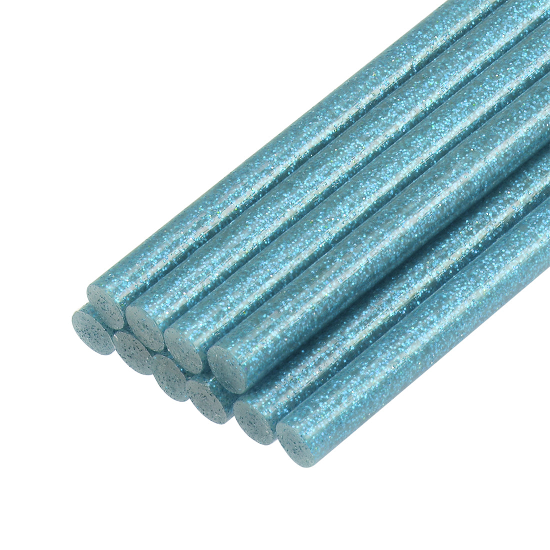 uxcell Uxcell Mini Hot Glue Sticks for Glue Gun 0.27-inch x 4-inch Blue Glitter 10pcs