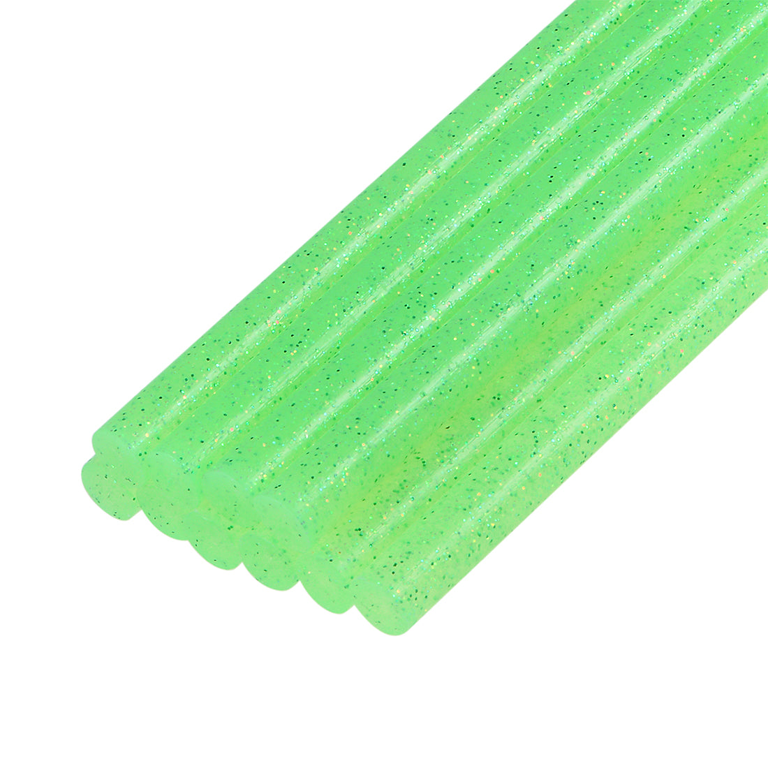 uxcell Uxcell Mini Hot Glue Sticks for Glue Gun 0.27-inch x 4-inch Green Glitter 10pcs