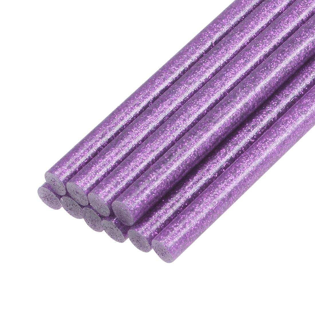 uxcell Uxcell Mini Hot Glue Sticks for Glue Gun 0.27-inch x 4-inch Light Purple Glitter 10pcs