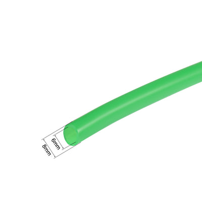 Harfington Uxcell Silicone Tube, 1/4 inch ID x 5/16 inch OD 1m/3.3ft Tubing Green
