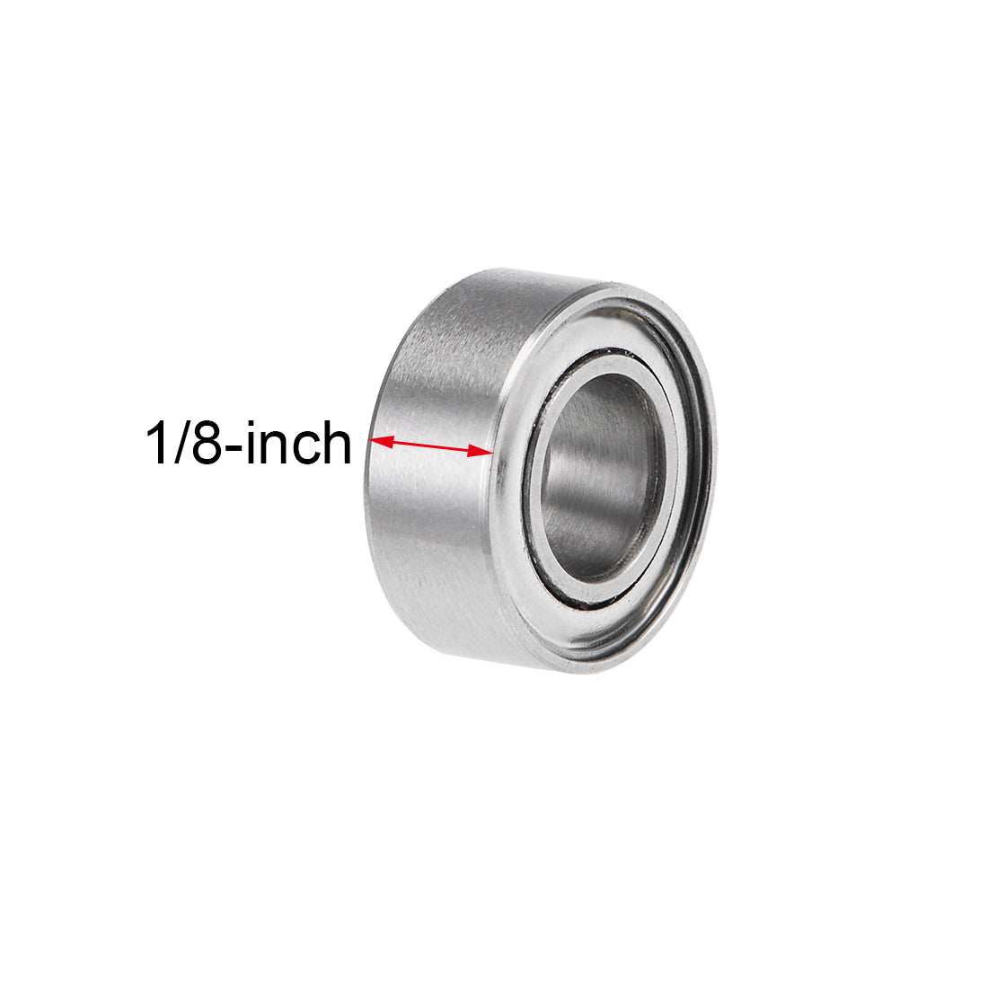 uxcell Uxcell R155ZZ Ball Bearings 5/32x5/16x1/8" Double Shielded Chrome Steel P6 10pcs