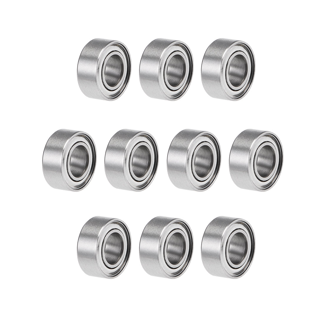 uxcell Uxcell R155ZZ Ball Bearings 5/32x5/16x1/8" Double Shielded Chrome Steel P6 10pcs