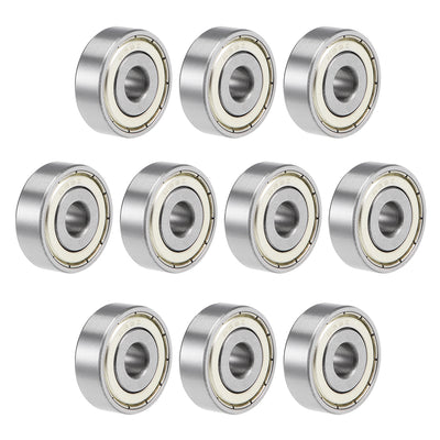 Harfington Uxcell 638ZZ Deep Groove Ball Bearings 8x28x9mm Double Shielded Chrome Steel P6 10pcs