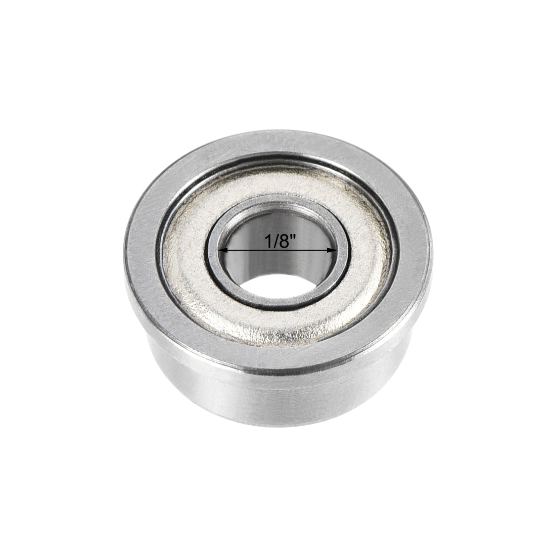 uxcell Uxcell FR2-5zz Flange Ball Bearing 1/8"x5/16"x9/64" Shielded Chrome Steel Bearings 2pcs