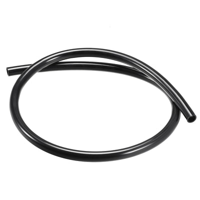 Harfington Uxcell 14mm OD 11mm ID 1m Long PA12 Nylon Tube for Air Line Brake Fluid Transfer Black