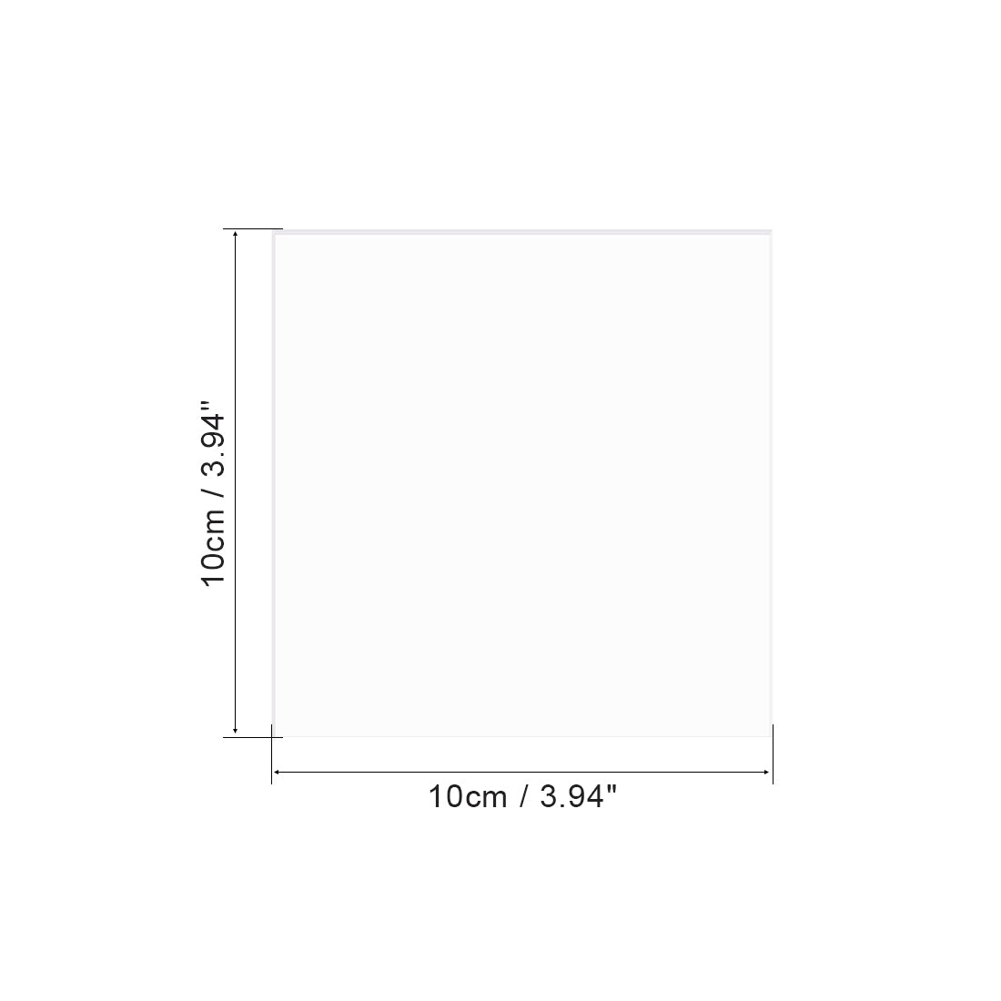 uxcell Uxcell Acrylic Sheet,Clear,1mm Thick,10cm x 10cm,Plastic Board