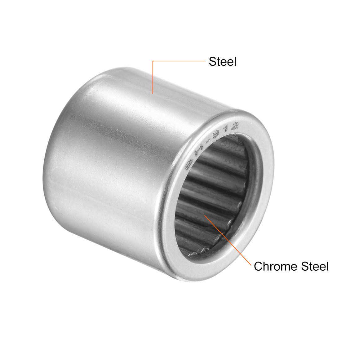 uxcell Uxcell BH912 Needle Roller Bearings 9/16"x13/16"x3/4" Open Full Complement 2pcs