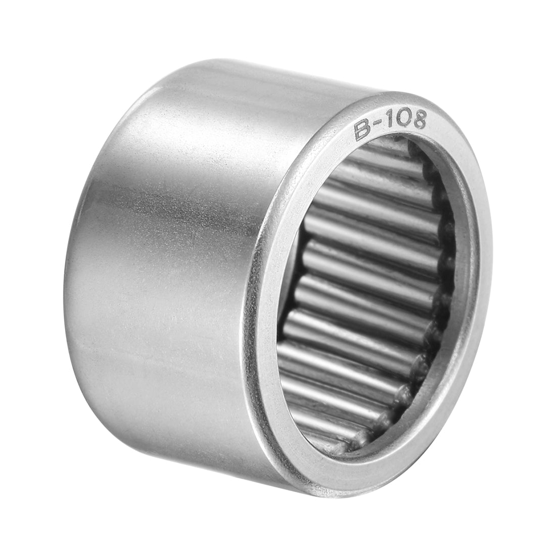 uxcell Uxcell Needle Roller Bearings Open End Full Complement Drawn Cup, Inch