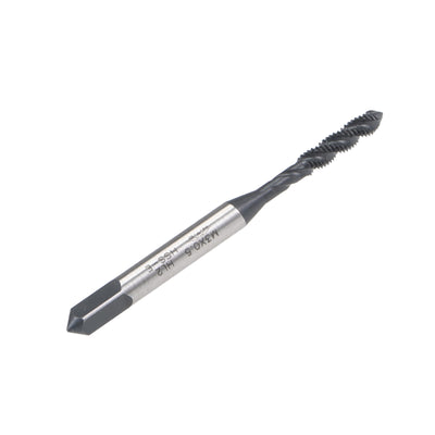 Harfington Uxcell M3 x 0.5 Spiral Flute Tap Metric Machine Thread Tap HSS Nitriding Coated 2pcs