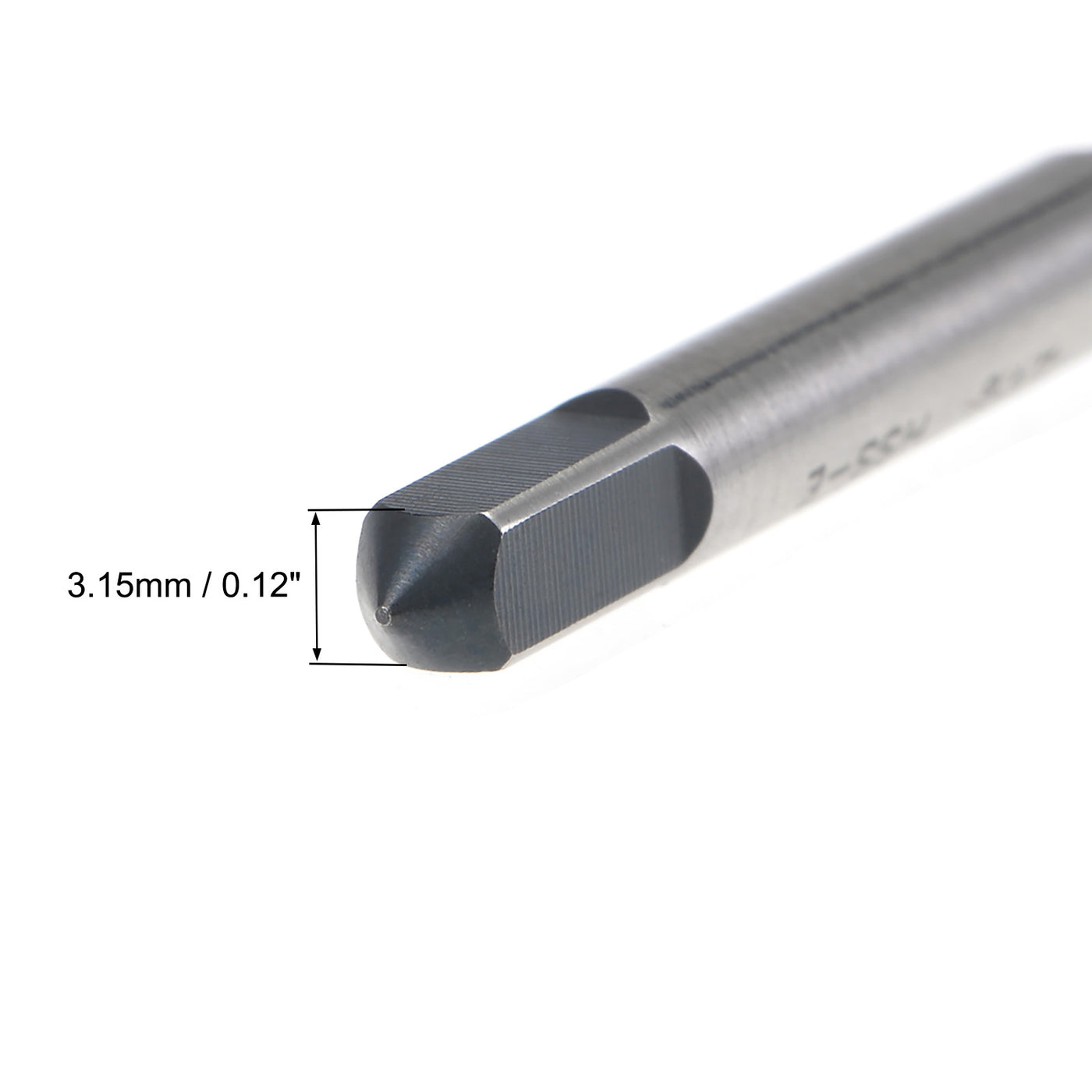 uxcell Uxcell M3 x 0.5 Spiral Flute Tap Metric Machine Thread Tap HSS Nitriding Coated 2pcs