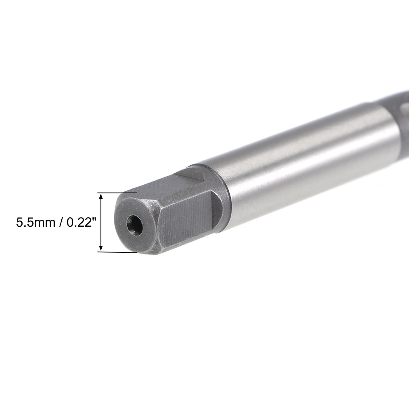 uxcell Uxcell 3/8"-16 BSW Spiral Flute Tap Machine Thread Tap HSS-Cobalt Uncoated