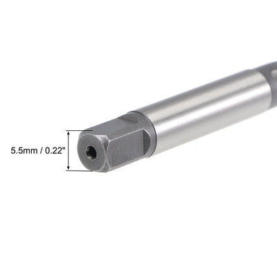 Harfington Uxcell 3/8"-16 BSW Spiral Flute Tap Machine Thread Tap HSS-Cobalt Uncoated