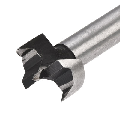 Harfington Uxcell Forstner Wood Boring Drill Bit, Hole Puncher, 1/4" - 1"  Diameter, for Woodworking, 7 in 1 Set