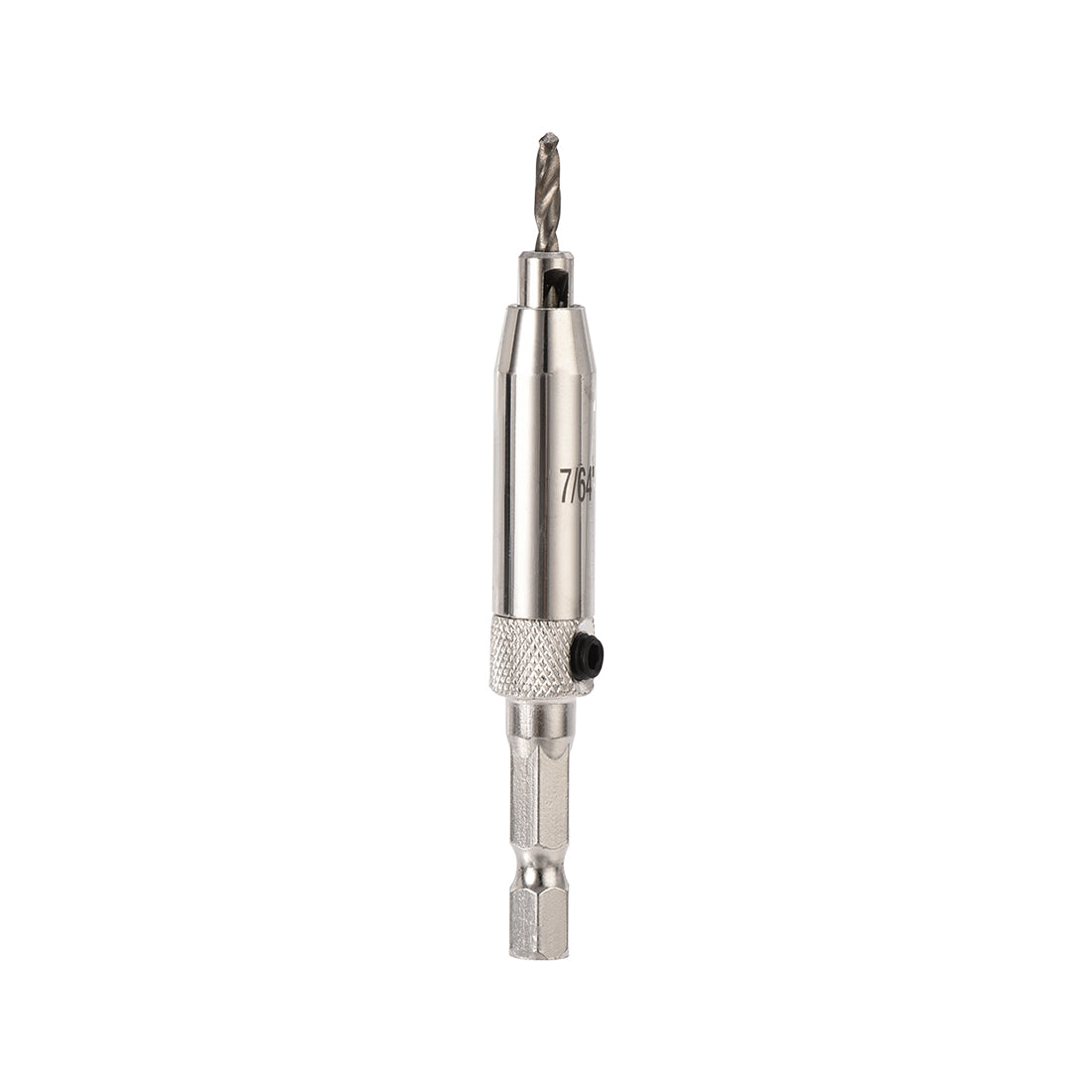 uxcell Uxcell Self Centering Hinge Tapper Core Drill Bit, Hole Puncher, 7/64 Diameter, for Woodworking, Silver