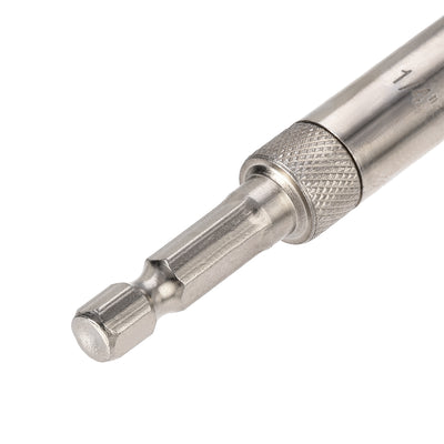 Harfington Uxcell Self Centering Hinge Tapper Core Drill Bit, Hole Puncher, 1/4 Diameter, for Woodworking, Silver