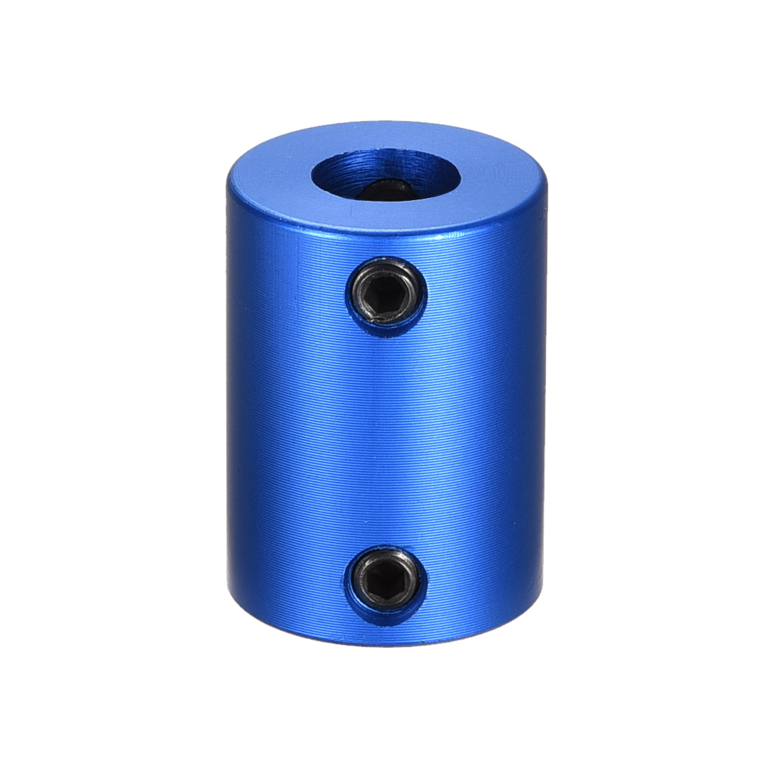 uxcell Uxcell 3mm to 8mm Bore Rigid Coupling 25mm Length 18mm Diameter Aluminum Alloy Shaft Coupler Connector Blue