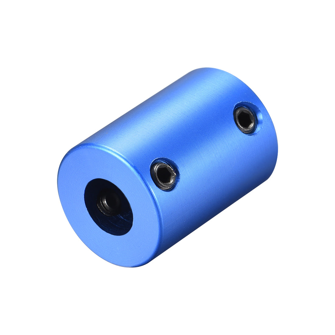 uxcell Uxcell 3mm to 8mm Bore Rigid Coupling 25mm Length 18mm Diameter Aluminum Alloy Shaft Coupler Connector Blue