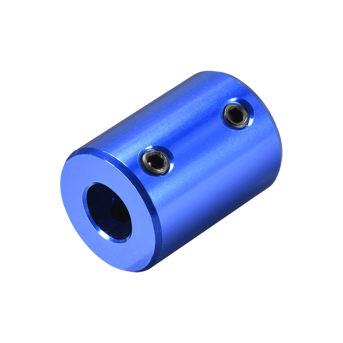 uxcell Uxcell 6mm to 8mm Bore Rigid Coupling 25mm Length 18mm Diameter Aluminum Alloy Shaft Coupler Connector Blue