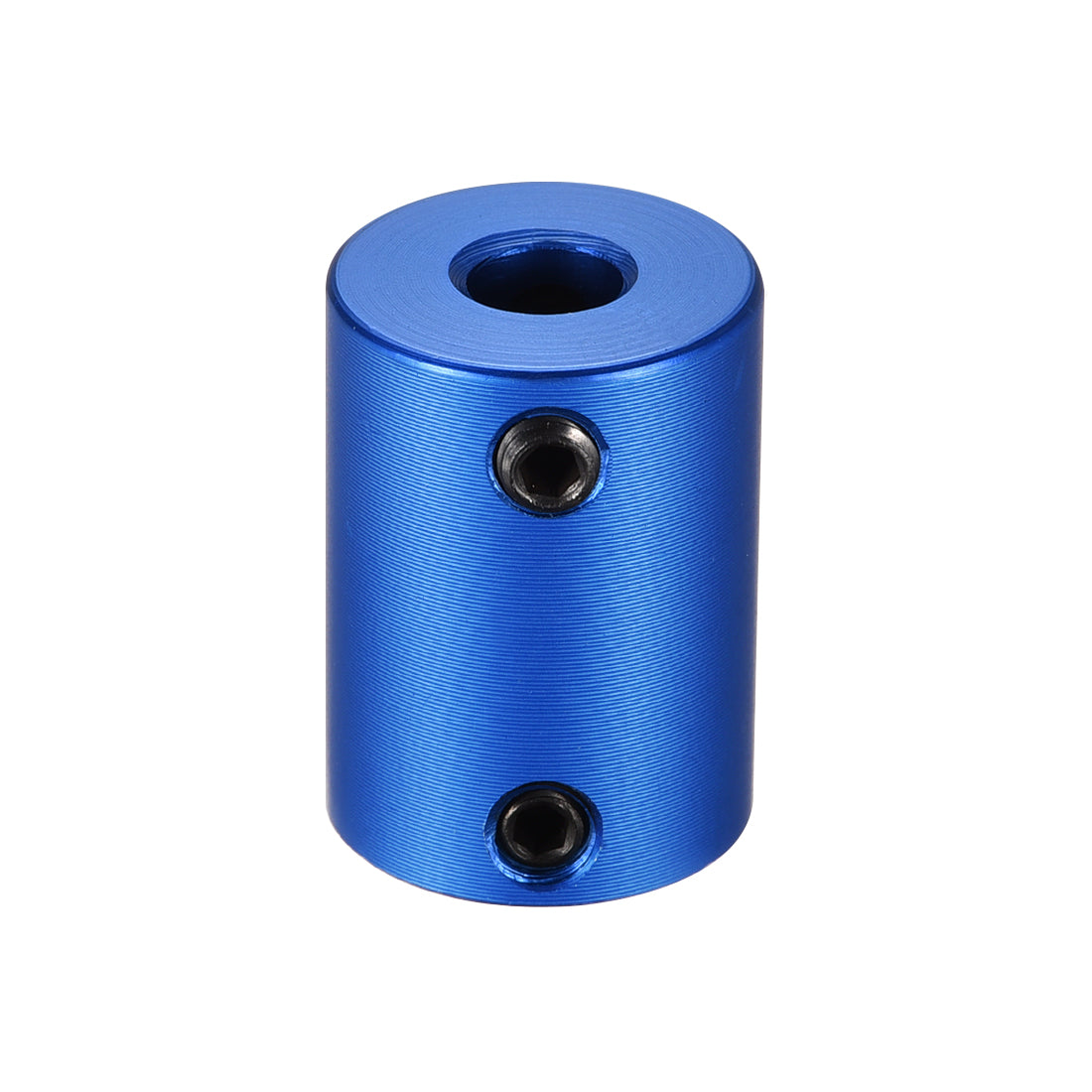 uxcell Uxcell 6.35mm to 6.35mm Bore Rigid Coupling 25mm Length 18mm Diameter Aluminum Alloy Shaft Coupler Connector Blue