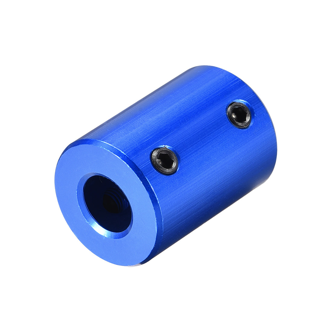 uxcell Uxcell 8mm to 8mm Bore Rigid Coupling 25mm Length 18mm Diameter Aluminum Alloy Shaft Coupler Connector Blue