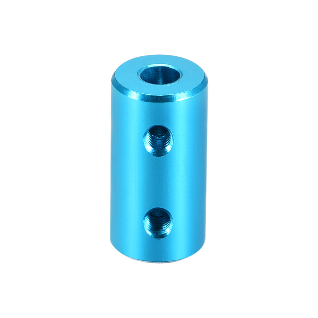 uxcell Uxcell 4mm to 4mm Bore Rigid Coupling 20mm Length 10mm Diameter Aluminum Alloy Shaft Coupler Connector Light Blue