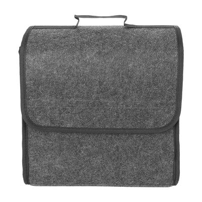 Harfington Gray Felt Cloth Multi-use Portable Felt Collapsible Car Storage Box