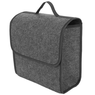 Harfington Gray Felt Cloth Multi-use Portable Felt Collapsible Car Storage Box