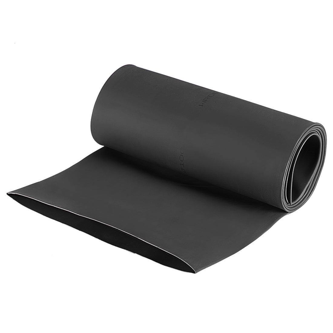 uxcell Uxcell Schrumpfschlauch 4"(100mm) Durchm. 162mm flache Breite 2:1 Verhältnis Kabelhülse 1m schwarz