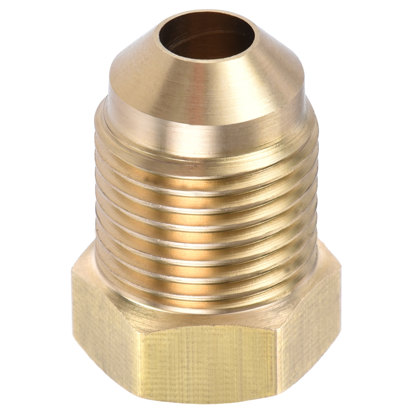 Harfington Brass Pipe Fitting, SAE Flare Male SAE Female Thread, Tubing Adapter Connector for Air Conditioner Refrigeration