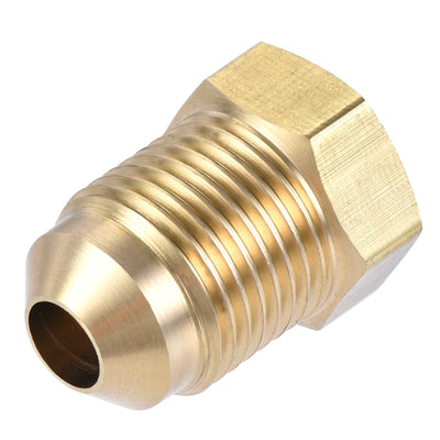 Harfington Brass Pipe Fitting, SAE Flare Male SAE Female Thread, Tubing Adapter Connector for Air Conditioner Refrigeration