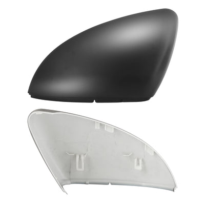 Harfington Pair Exterior Rear View Mirror Housing Door Wing Mirror Covering Cap Matte Black for Volkswagen Golf 7 2014-2018