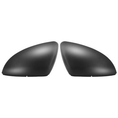 Harfington Pair Exterior Rear View Mirror Housing Door Wing Mirror Covering Cap Matte Black for Volkswagen Golf 7 2014-2018