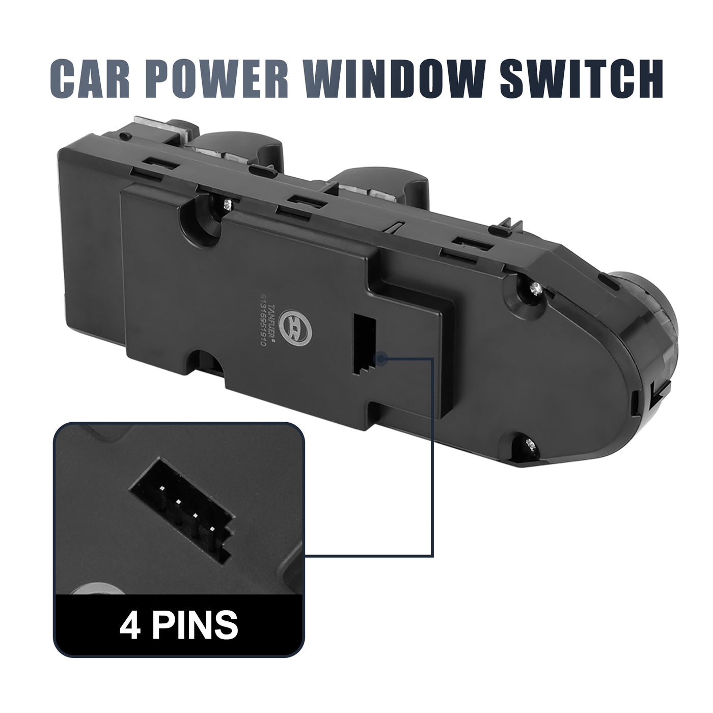 X AUTOHAUX Master Driver Side Power Window Switch 61316951910 Replacement for BMW 525i 530xi 525xi 545i 530i