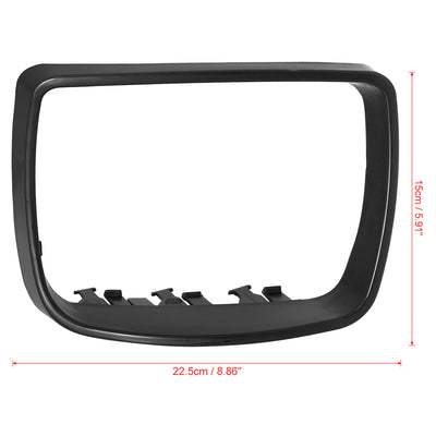 Harfington Car Left Side Exterior Rear View Mirror Cover Housing Door Wing Mirror Cap Trim Ring 51168254903 Black for BMW E53 X5 2000-2006