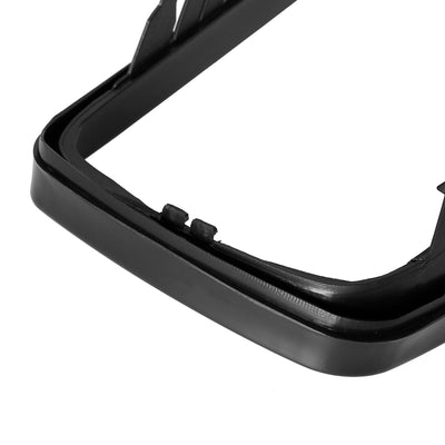 Harfington Car Left Side Exterior Rear View Mirror Cover Housing Door Wing Mirror Cap Trim Ring 51168254903 Black for BMW E53 X5 2000-2006