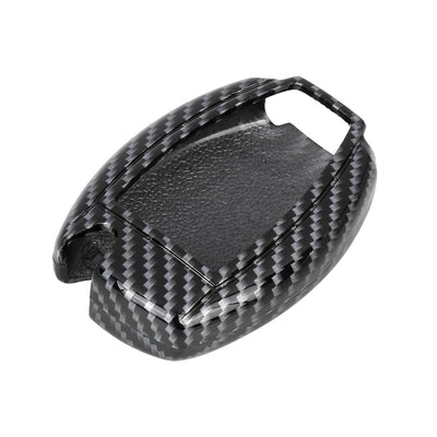 Harfington TPU Car Smart Key Remote Flip Fob Cover Shell Protective Case for Mercedes-Benz ML350 Carbon Fiber Pattern