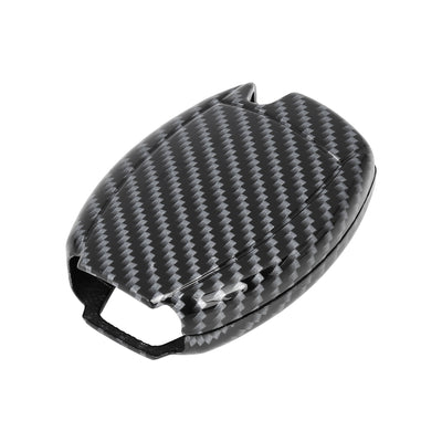 Harfington TPU Car Smart Key Remote Flip Fob Cover Shell Protective Case for Mercedes-Benz ML350 Carbon Fiber Pattern