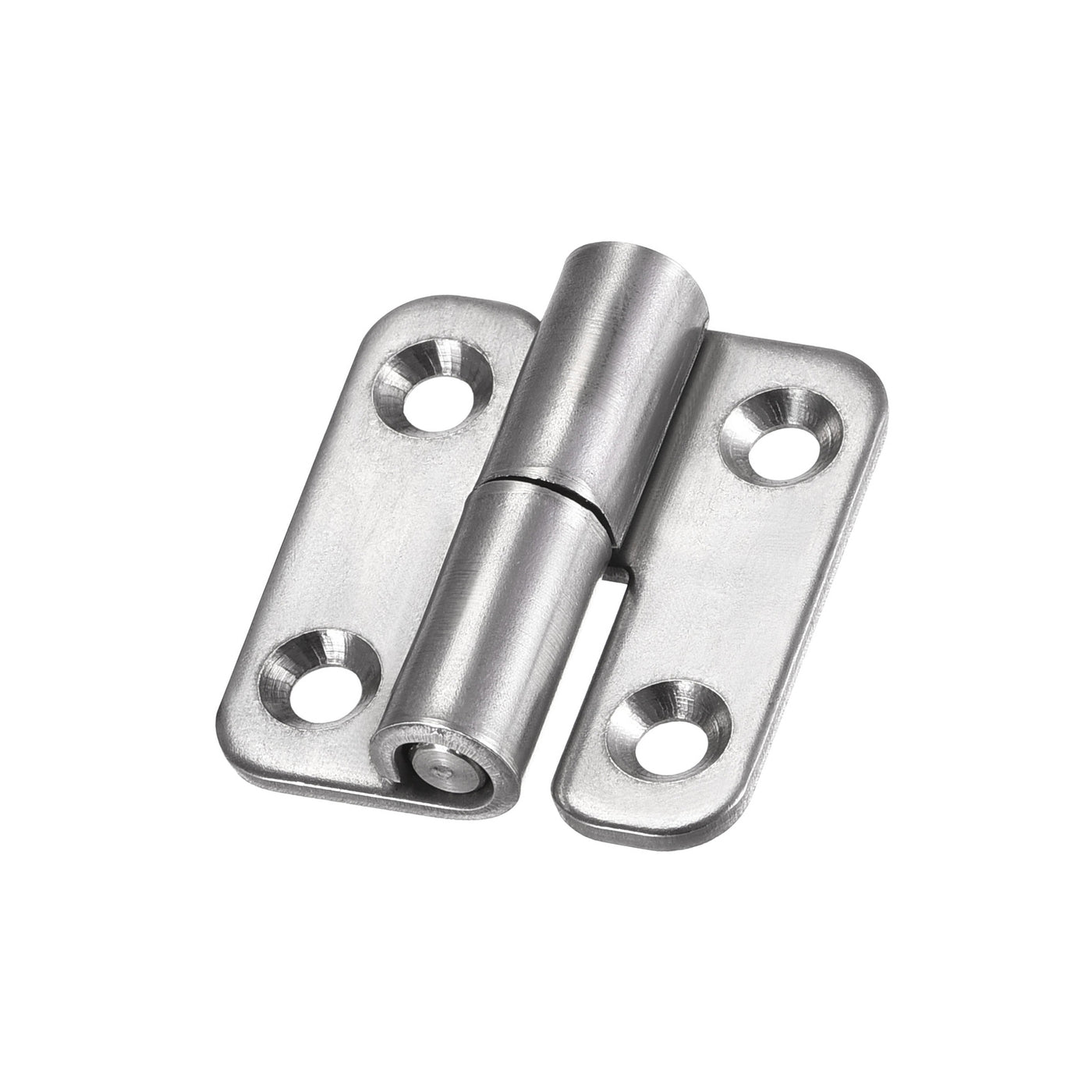 uxcell Uxcell Lift Off Hinge , Left Handedness Mini Stainless Steel Hinge Detachable Slip Joint Small Flag Hinges 37mm Long 33mm Open Width