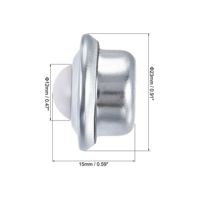 Harfington Uxcell Ball Transfer Bearing Unit mm Lbs Nylon Drop-in Type for Transmission 4pcs