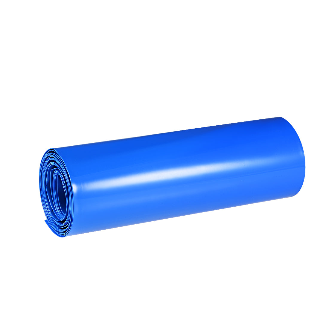 uxcell Uxcell Battery Wrap, 240mm Width 1m PVC Heat Shrink Tube Wraps Blue