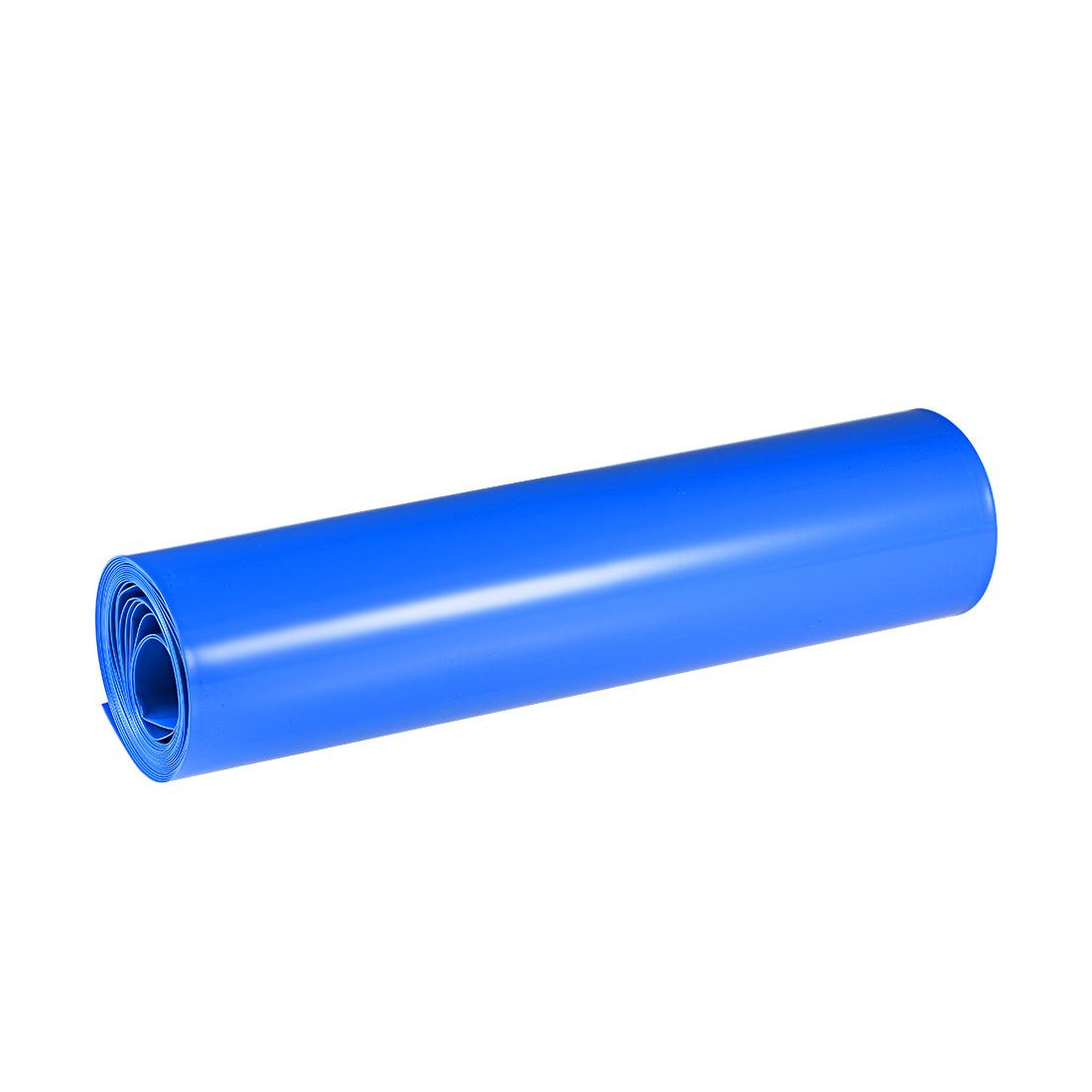 uxcell Uxcell Battery Wrap, 250mm Width 1m PVC Heat Shrink Tube Wraps Blue