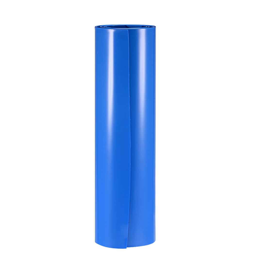 uxcell Uxcell Battery Wrap, 250mm Width 1m PVC Heat Shrink Tube Wraps Blue