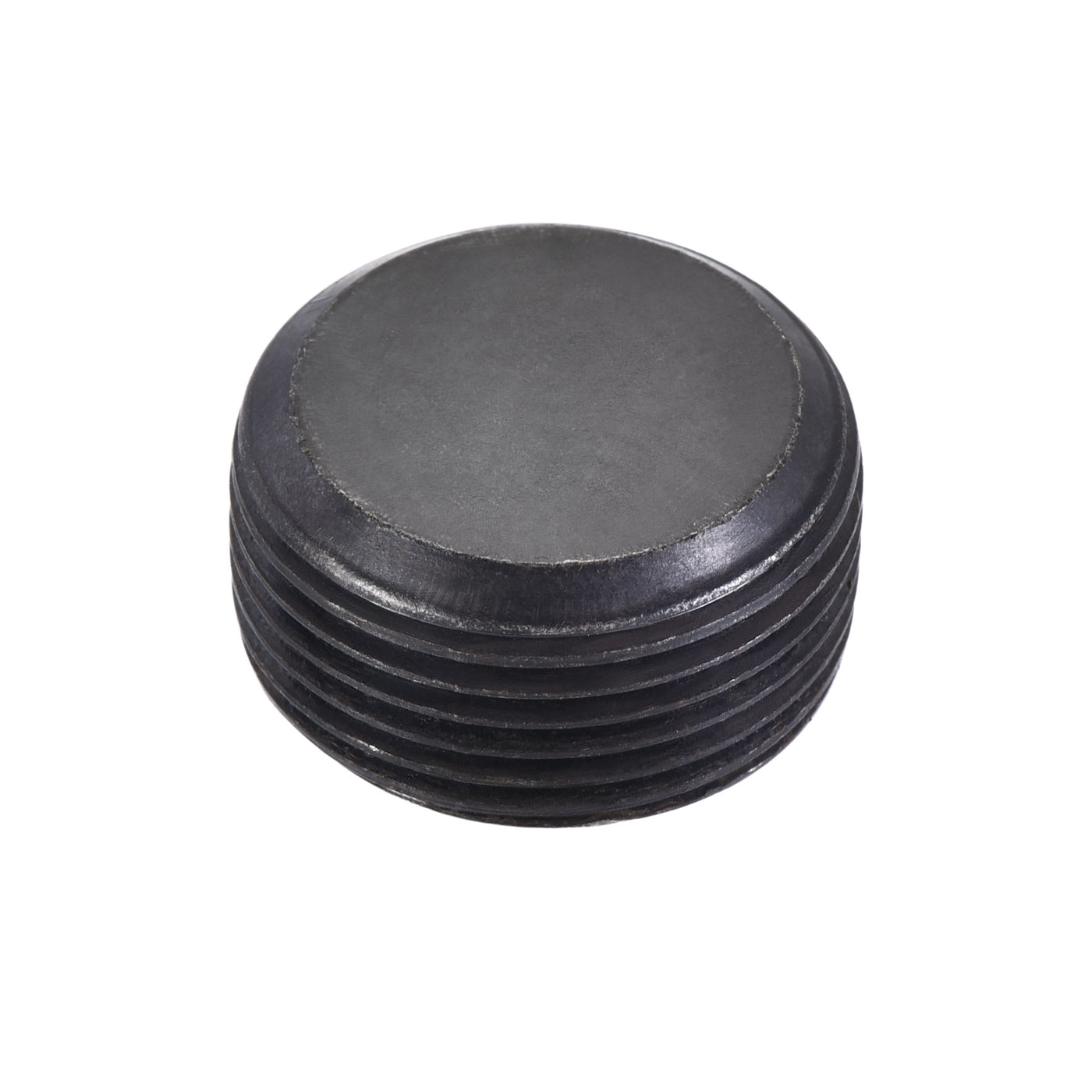 Uxcell Uxcell Carbon Steel Internal Hex Thread Socket Pipe Plug M27x1.5 Male Thread Black