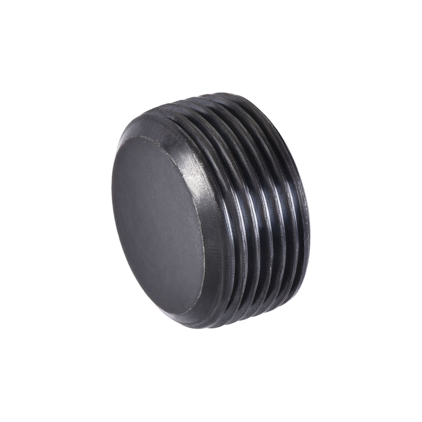 Uxcell Uxcell Carbon Steel Internal Hex Thread Socket Pipe Plug M27x1.5 Male Thread Black