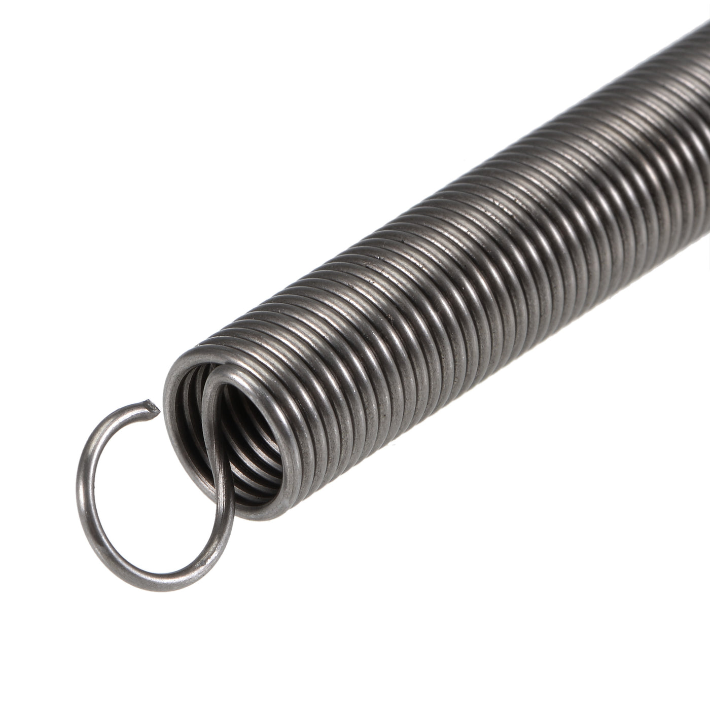 Uxcell Uxcell 1mmx10mmx80mm Extended Extension Spring ,3.3Lbs Load Capacity,Grey 2pcs