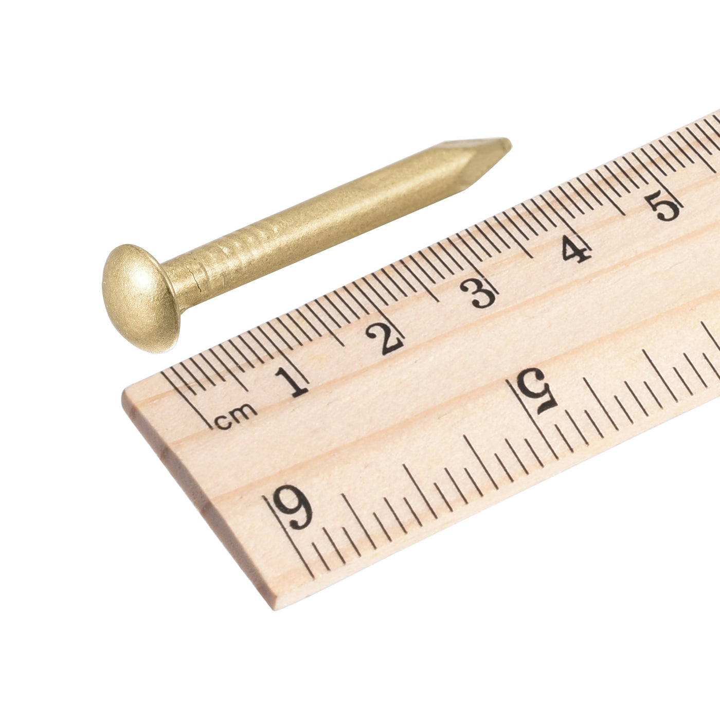 uxcell Uxcell Small Tiny Brass Nail, for DIY Pictures Wooden Boxes Household Accessories