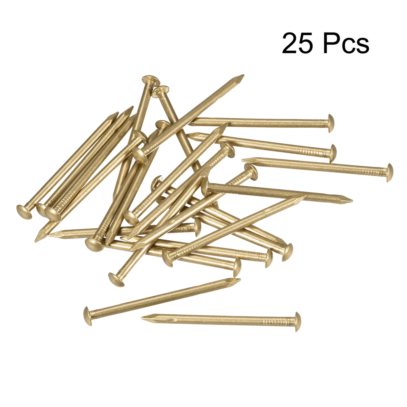 uxcell Uxcell Tiny Brass Nail for DIY Pictures Wooden Boxes Household Accessories